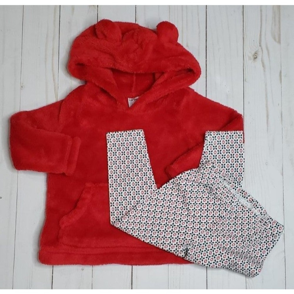 Carter's 2-piece Red Cozy Outfit Girls 9 months